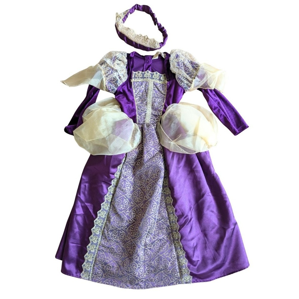 Dress Up By Design Girls 3-5 Purple Renaissance Princess Costume Medieval